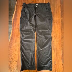 CQR Women's Flex Stretch Tactical Pants, Water Resistant Ripstop Cargo sz 8L